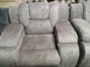 Grey Marble Finish Single Seater Armchair