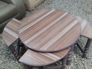 Alpine Round Nesting Coffee Table Set