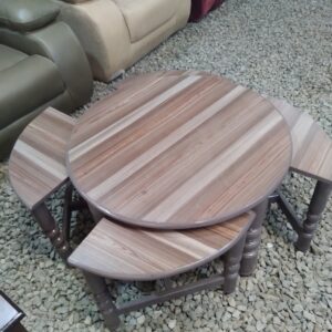 Alpine Round Nesting Coffee Table Set