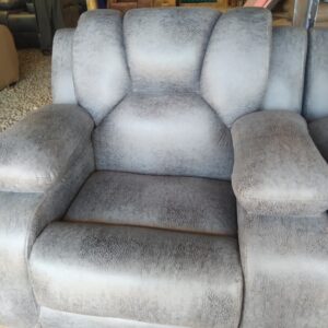 Grey Distressed Suede Single Seater Armchair